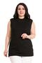 Large Size Half Fisherman Long Viscose Black Body with Slits on the Sides