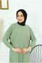 Wonderful Full Pleated Wide Leg Trousers Blouse Double Set - 4