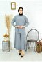 Wonderful Full Pleated Wide Leg Trousers Blouse Double Set - 4