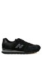 Black - Peru Men's Leather Casual Sneakers 19250