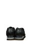 Black - Peru Men's Leather Casual Sneakers 19250 - 4