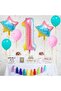 Best Rainbow Foil Balloon Set 1 Year Old - 2