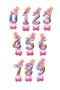 Best 2 Year Old Rainbow Colors Number Balloon with Gold Crown 2 Number Balloon - 2
