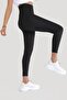 Women's Black High Waist Shiny Disco Tights - 4
