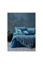 Women's Double Cotton Duvet Cover Set Freya Navy Blue - 2