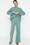 Mint Geniş Kalıp Basic Fittilli Triko Alt-Üst Takım TWOSS20AU0084
