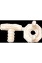 Curtain Stop Curtain Roller Cornice Stop Screw Curtain Holder 10 Pieces - 3