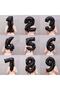 3 Years Old Black Figure Balloon Mickey Mouse Balloon Set Mini Mouse Themed Set of 17 - 5