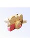 Wooden Educational Teddy Bear Photo Camera, Cute Toy Camera, Animal Toy - Dried Rose - 3