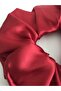 Women's Red Satin Scrunchie Bagel Buckle - 2