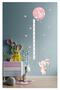 Pink Rabbit with Cute Balloons Height Gauge Decorative Kids Room Wall Sticker Wall Ornament - 6