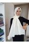 Ecru Bamboo Shawl - 2