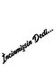Said You're Hurt Sticker 20x4 Cm Black Color