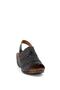22981909 Women's Genuine Leather Sandals Black - 2