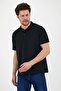 Black Fit Polo Neck T-Shirt - 3