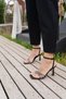 Vitali Women's Black Stone Detailed Heeled Shoes - 2