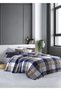 Scotch Blue-beige Double Duvet Cover 200 X 220 Cm Armchair Bed Sofa Cover Cotton Woven