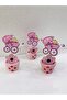 Wooden Baby Stroller Latch Note Holder 12 Pieces - Baby Candy Decoration Gift - 2