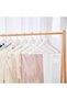 White Wooden Hanger for Clothes Dress Shirt and Trousers Hanger with 24 Gold Hooks - 2