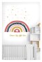 Scandinavian Style Rainbow & Stars - Dream Big Children's Room Wall Sticker - 5