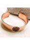Bracelet with Flower of Life Symbol - Pure Copper - 3
