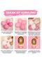 Mermaid Themed Birthday Balloon Mini Number Balloon Welcome Set - 4