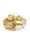 Epoxy Tray & Rosary Box Metal Leg Gold 4 Pieces - 2