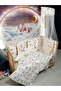 60x120 Baby Sleeping Set with Mosquito Net and Crescent Star Pattern 11 Pieces (crib Not Included)