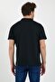 Black Fit Polo Neck T-Shirt - 5