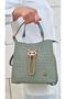 Women's 3-Compartment Adjustable Long Strap Bag and Wallet Combination - 4