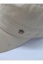 Quality Vintage Military Style Metal Star Hat (Unisex) (Beige Cream) (Adjustable from the Back) - 2