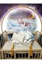 60x120 Baby Sleeping Set with Mosquito Net and Crescent Star Pattern 11 Pieces (crib Not Included) - 8
