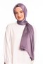 Women's Lavender Janjan Chiffon Shawl 75x185 cm - 2