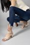 Beige Women's Heeled Sandals0012355 - 2