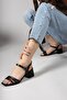 Black Women's Heeled Sandals0012355 - 3