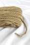 Cord Rope Milk Coffee Color 8 mm 10 Meters – Decorative Ribbon, Stylish Design, Women's Accessory – Decorat - 4
