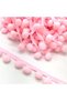 Pink Pompom Ribbon Price Is for 5 Meters – Decorative Ribbon, Stylish Design, Women's Accessory – Decorative Şe - 3