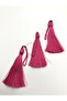 Decorative Ribbon Fuchsia Single Tassel 10 Pieces 7 cm – Decorative Ribbon, Stylish Design, Women's Accessory – D - 2