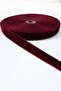 Burgundy Velvet Ribbon 2 cm 2 Meters - Special Design, Accessory, Quality Production, Eye-Catching Style - Kurde - 2