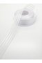 White Satin Striped Chiffon Ribbon 2.5 cm 2 Meters – Ribbon, Stylish Design, Women's Accessory – Ribbon - 4