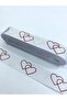 Red Two Heart Patterned Grosgrain Ribbon Price Is for 1 Meter – Ribbon, Stylish Design, Women's Accessory - 3