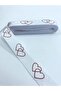 Red Two Heart Patterned Grosgrain Ribbon Price Is for 1 Meter – Ribbon, Stylish Design, Women's Accessory - 6