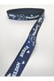 Navy Blue Welcome Baby Themed Grosgrain Ribbon 2.5 cm 2 Yards – Ribbon, Stylish Design – Ribbon – - 5