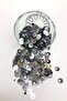 Silver Color Booties and Bag Coin 10 mm – Beads, Stylish Design, Women's Accessory – Beads - 3
