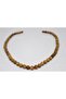 Sandalwood Necklace 8 Mm with Amber Clip