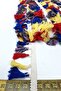 Yellow Navy Blue Cotton Fringe Tassel – Special Design, Accessory, Quality Production, Eye-Catching Style – Decor - 6