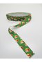 Green Yellow Santa Claus Patterned Grosgrain Ribbon 2.5 cm 2 Yards – Ribbon, Stylish Design, Women's Accessory - 8