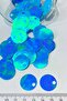 Beads Assortment Blue Janjan Booties and Bag Flake 20 mm – Beads, Stylish Design, Women's Accessory – B - 7