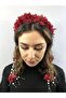 Burgundy Laser Cut Pearl Crown – Special Design, Accessory, Quality Production, Eye-Catching Style - 8