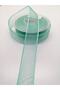 Water Green Chiffon Ribbon 2.5 cm 1 Meter – Ribbon, Stylish Design, Women's Accessory – Ribbon - 5